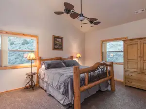 Deck Overlooking the Lake and Scenic Location - Charming Cabin Retreat