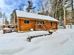 Cozy Manistique Cabin w/ Deck, Grill & Fire Pit!