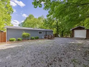 Peaceful Lakefront Home w/ Hot tub, Dock, Firepit, Kayak, Cornhole, Ramp nearby