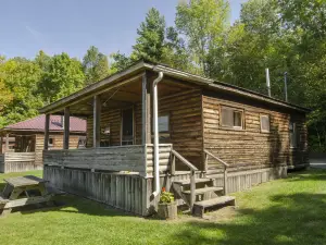 คอทเทจส์ตรงหน้าภูเขา