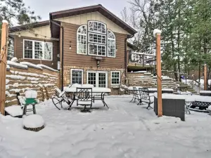 Lakefront Deer River Apt w/ Dock, Fire Pit & Patio