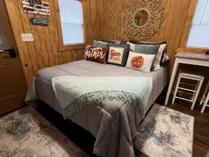 Cozy little cabin in a small town