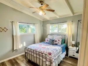 Lakeside living awaits at beautiful Lake Milton, OH with dock across the street