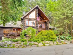 Magical Metamora Cottage w/ Fire Pit, Pond, Deck!