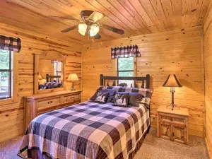 Peaceful Cabin w/ Deck + Scenic Mtn Views!