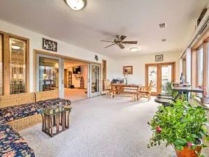 Lakefront Retreat on 18 Acres w/ Hot Tub!