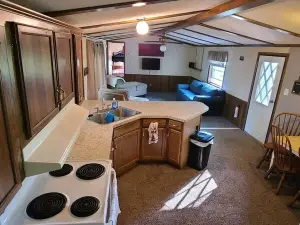 Enjoy PRIVACY and comfort for the whole family above the shores of Black Lake!