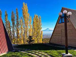 In clouds  resort