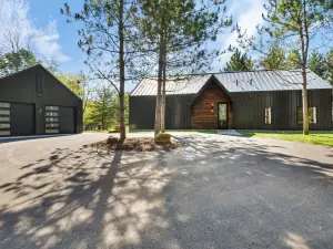 New Modern Cabin on 2 Acres with Water Views