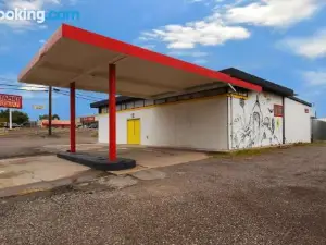 Space Castle: a 1950s Gas Station Transformed into an Art Themed Wonderland