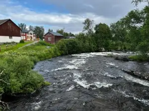 Ljusnedal lägenhet Med Golf, Paddel, Fiske Och skidåkning