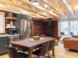 Peaceful Naples Cabin w/ Deck & Stream Views