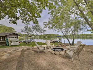 Lakefront New Auburn Apt w/ Sauna & Sun Porch