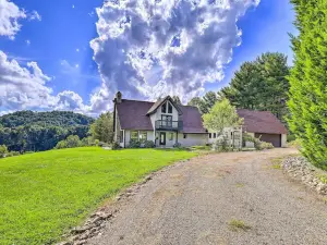 Secluded Mountain City Home w/ Deck & Views!