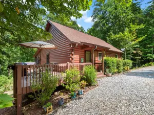 Charming Cabin with Hot Tub and Mountain Views - Delightful Retreat