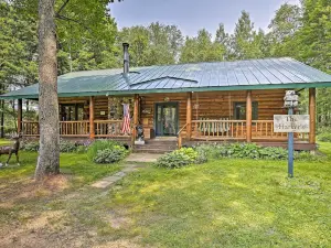 Scenic Cabin on 2 Acres Near Lake Holcombe Marina!