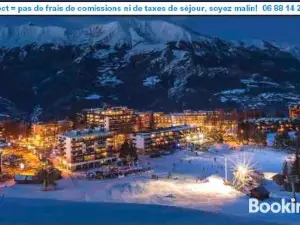 T2 Immeuble Chanteclerc 6 personnes 37m2 PRALOUP 1600