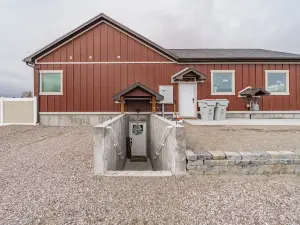 Chic Country Basement
