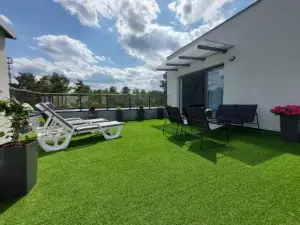 Apartament Leśny Taras z KLIMATYZACJĄ & Garaż Podziemny w Cenie-728-828-835-