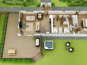 Gorgeous 2 Bed Cottage Near Glenshee. Hot tub, Garden, Child & Pet Friendly