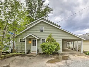 Waterfront Indian Lake House Deck and Private Dock!