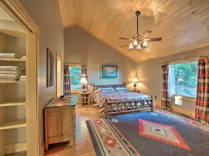 Deck & Mtn Views: Blue Ridge Cabin Near Hiking