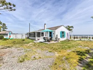 Oceanfront White Stone Cottage w/ Private Beach!