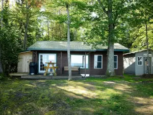 Charming Brimley Escape with Sauna & Spectacular Beach with Lake Superior Views!