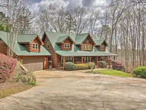 Lake Hartwell Villa w/ Dock, Theater + Hot Tub!