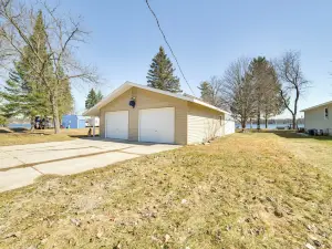 Deck and Scenic Views Lakefront Cottage in Hale!