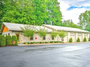 Pisgah Forest Farm Home Outdoor Pool and Games