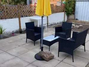 Private Lounge and Double Room