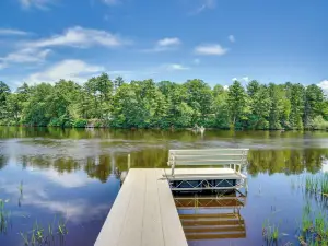 Private Hot Tub Riverfront Escape in Shawano