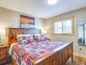 Scenic Waterfront Big Lake Home: Fish, Boat, Sled!