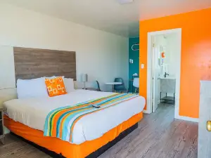 The Atomic Blue Motor-Inn