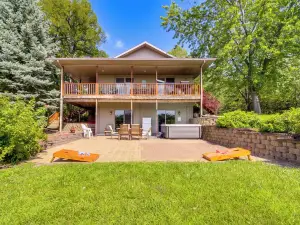 Private Lakefront Retreat w/ Hot Tub, Deck & Views