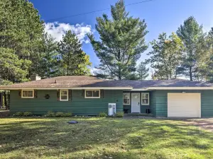 Eagle River Waterfront Home w/ Dock & Fire Pit!