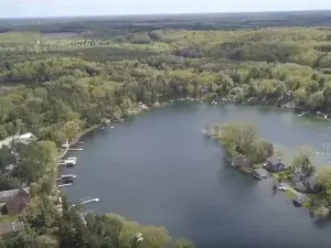 Private waterfront lake home, Fox Tail Bay, Silver Lake, Wautoma, WI