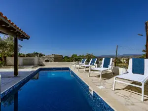 Stroumpi Traditional Villa with Private Pool  Office