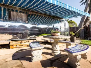 Stunning and unique AirStream on the Coastal Trail and near Poplar Beach