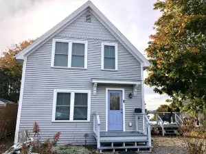 Pristine renovated downtown Lubec home. Ocean breezes from spacious deck.
