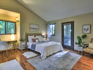 Cozy Sandy Retreat w/ Hot Tub & Forest Views!