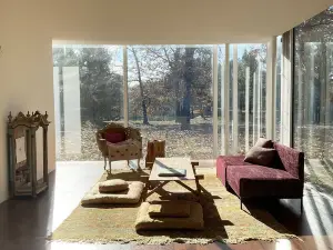 Modern Glass House designed by renowned architect Thomas Phifer