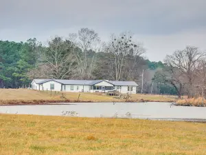 Deck & Views: Spacious Lake House Escape