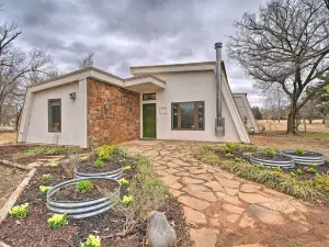 距湖3英里的波西米亞家居，帶有遮陽的門廊