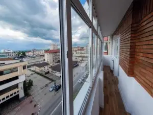 Studio with a view in city center
