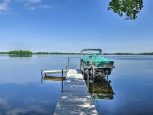 White Lake Home w/ Patio, Fire Pit, Boat Dock!