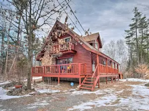 Secluded Johnsburg Retreat with Hot Tub and Fire Pit