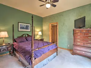 Spacious Lakefront Home w/ Patio & Boat Dock!