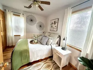 A two-bedroom mountain cabin with a priceless view